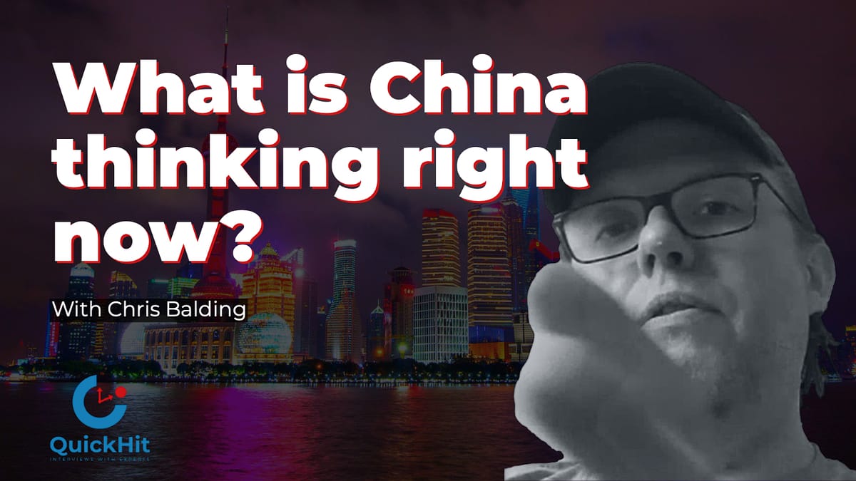 What China is thinking right now?
