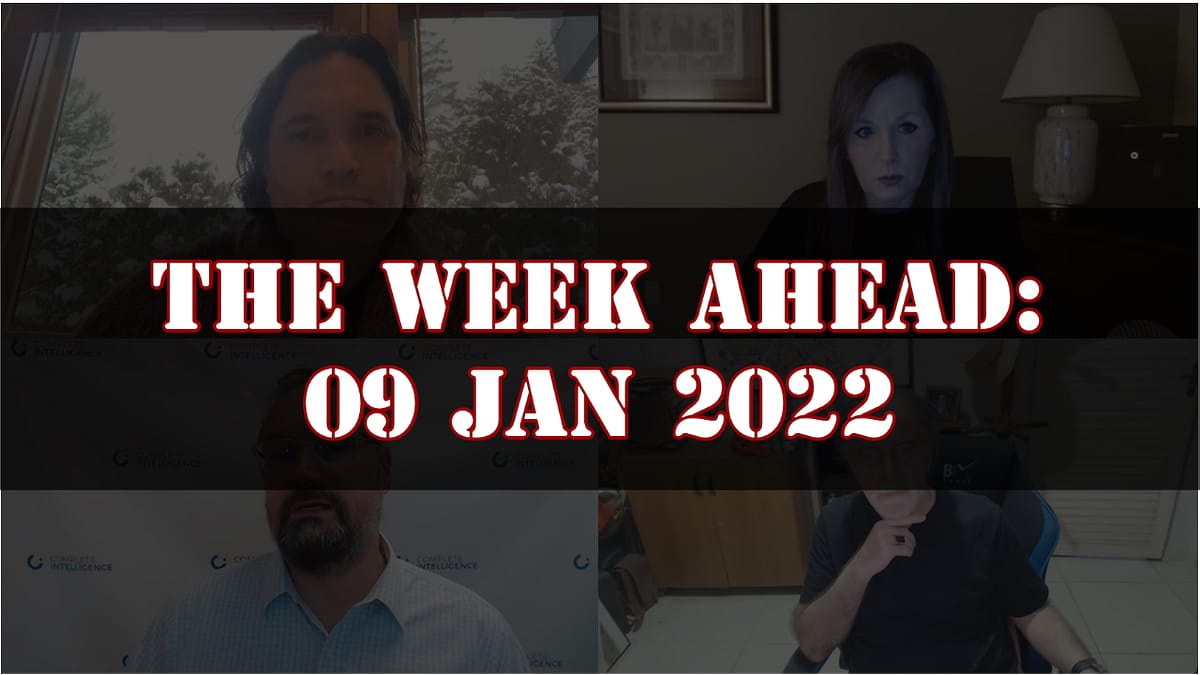 The Week Ahead - 09 Jan 2022